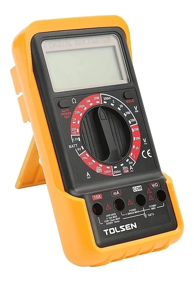 Multímetro digital polimetro tester voltimetro