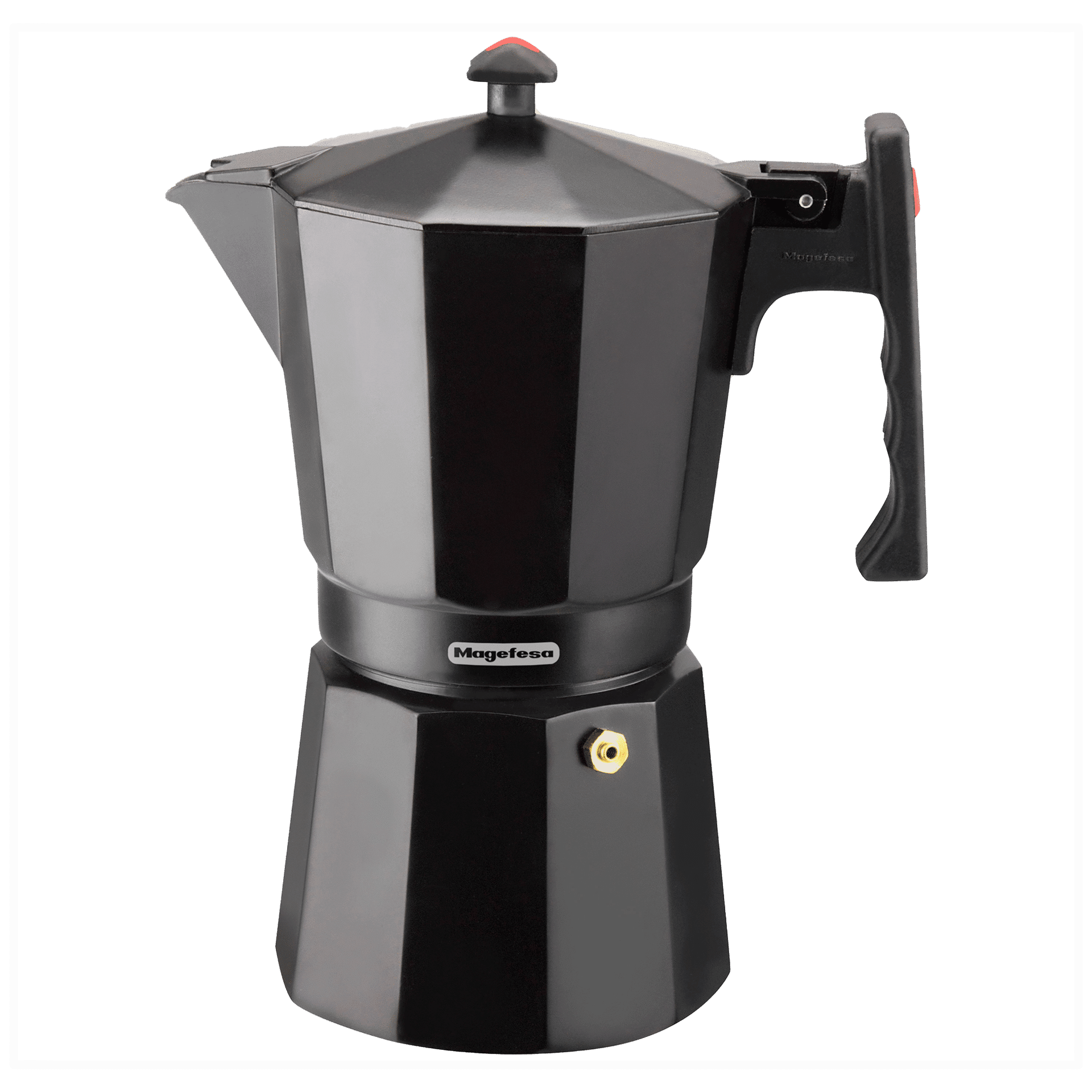 Cafetera 9 Tazas Greca de Aluminio Negra Magefesa - 212global