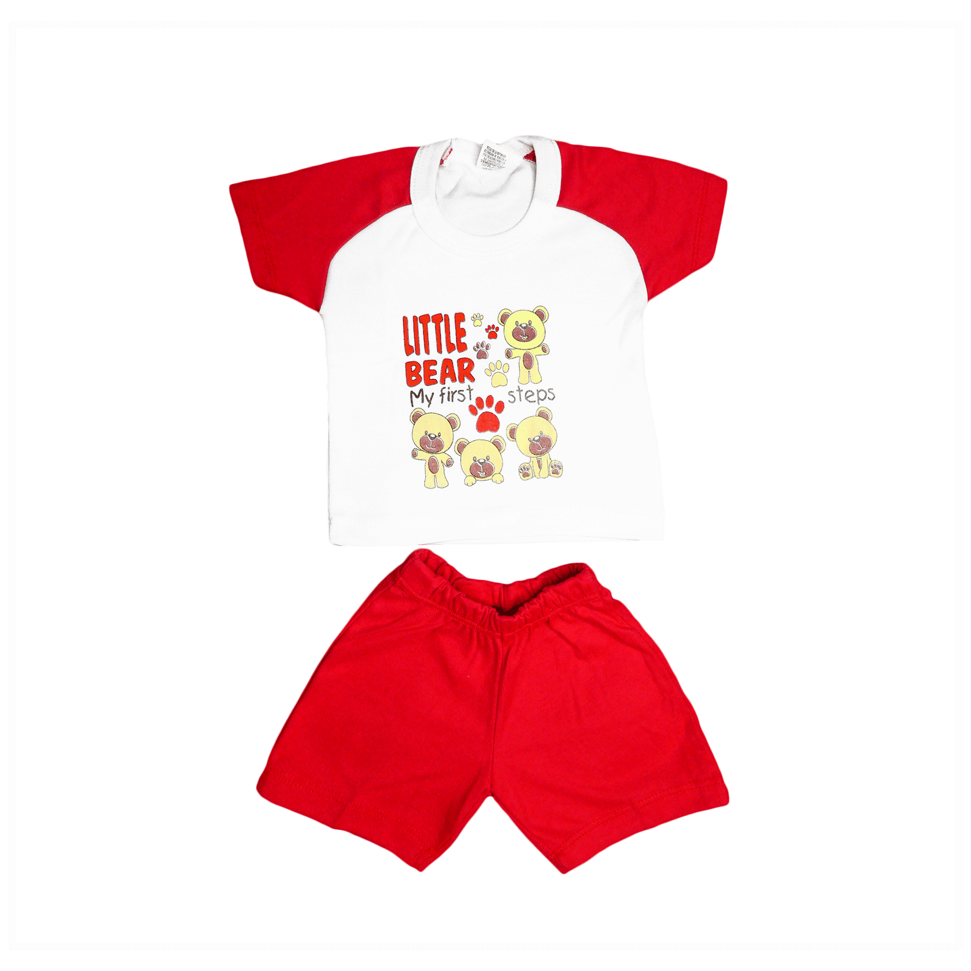 Short rojo online niño