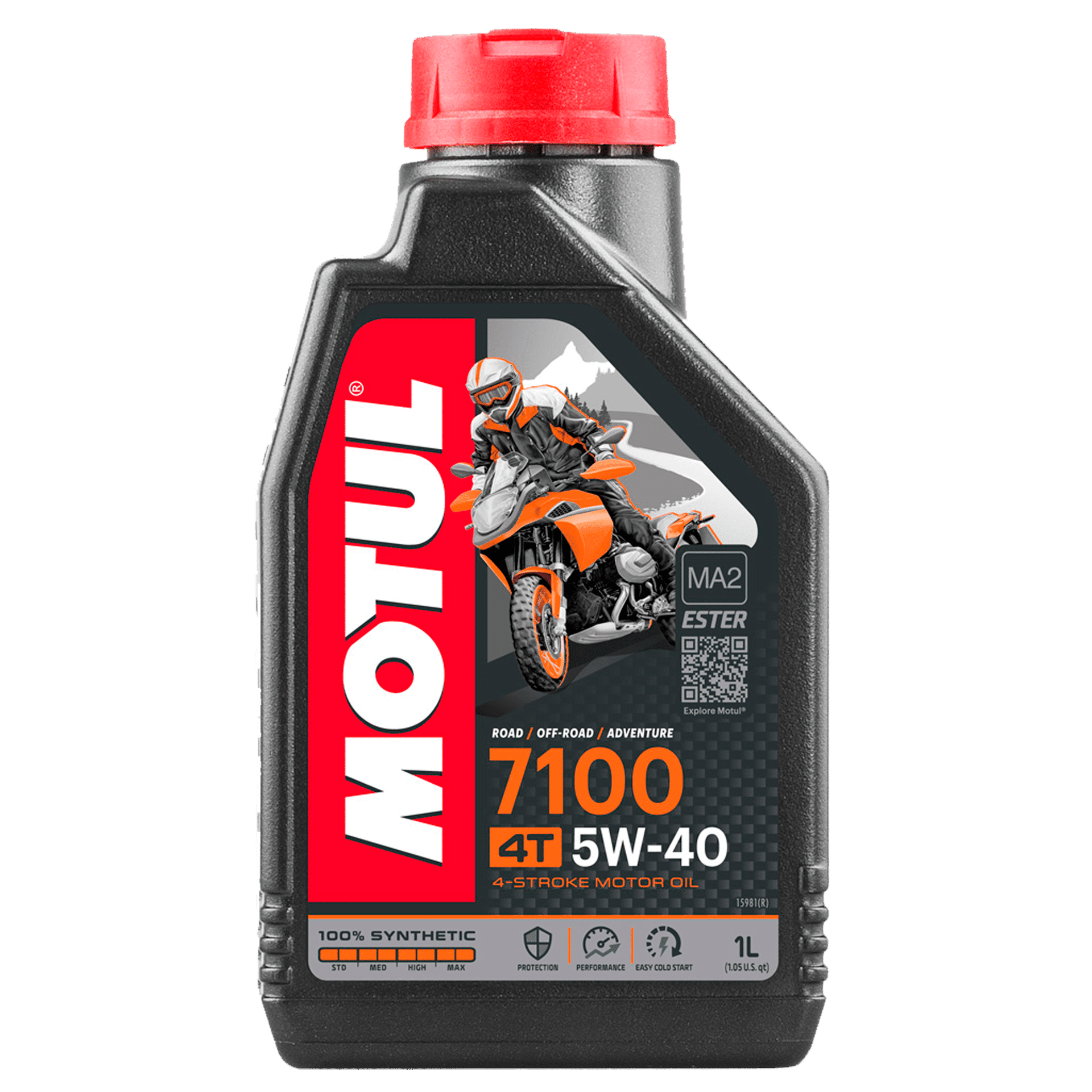 Aceite Sintético Motul 7100 5W40 4T para Moto 1lt - 212global