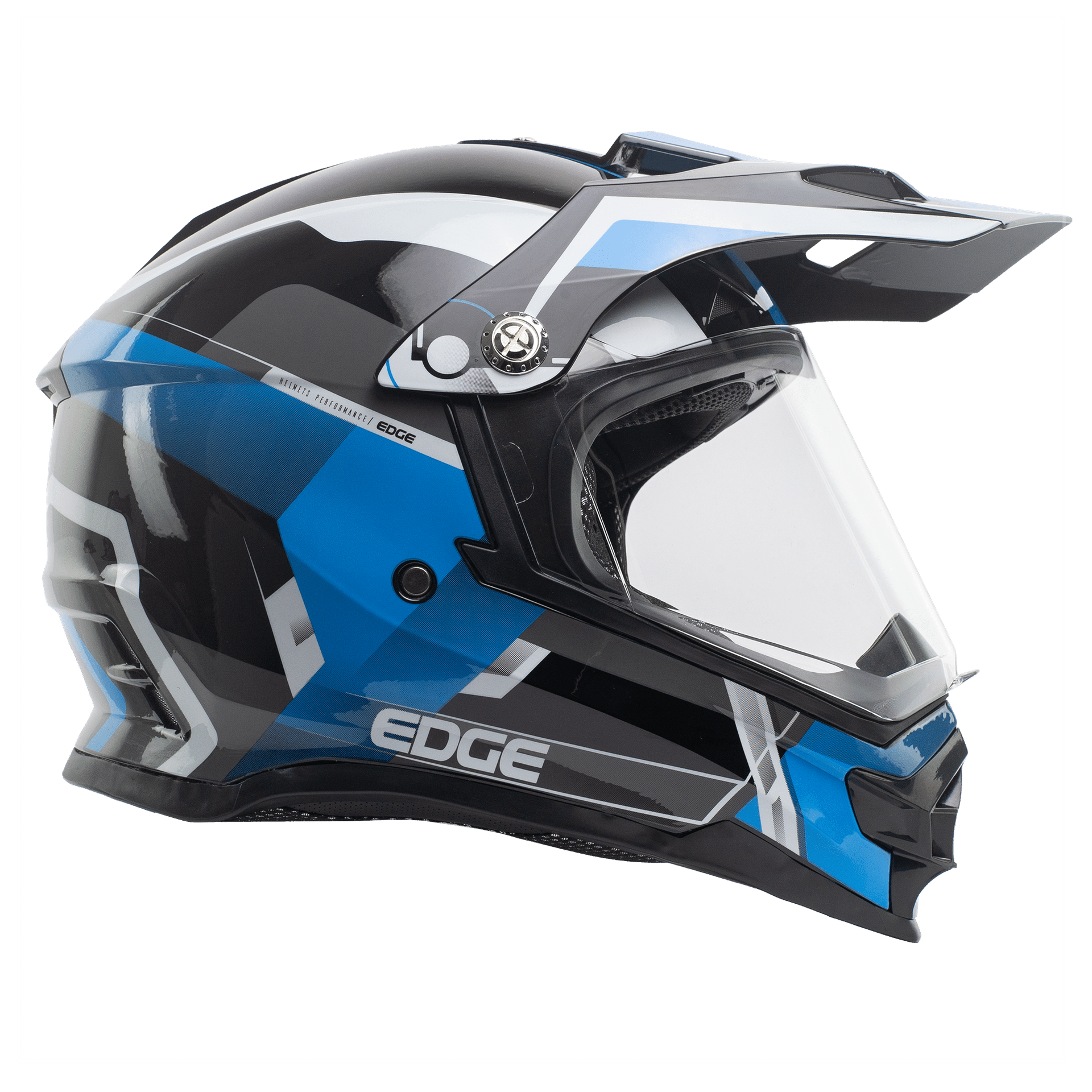 CASCO Motocicleta COMPLETO INTEGRAL Marca EDGE LASER Cerrado Visor