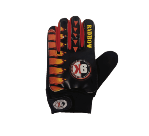 Guantes K6 Rainbow Negro/Rojo