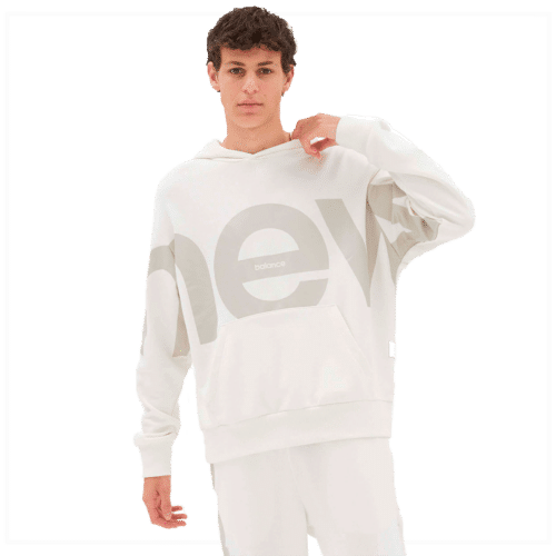 Sueter Unisex New Balance Athletics Out Bounds Blanco