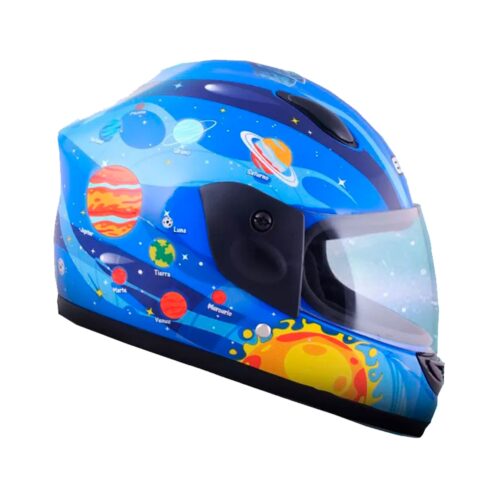 Casco Integral Edge Kids Explore Space Visor Transparente
