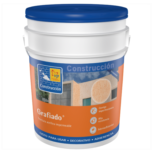 Pintura texturizado grafiado Gris