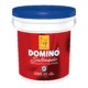 Pintura satinada plástica blanca.