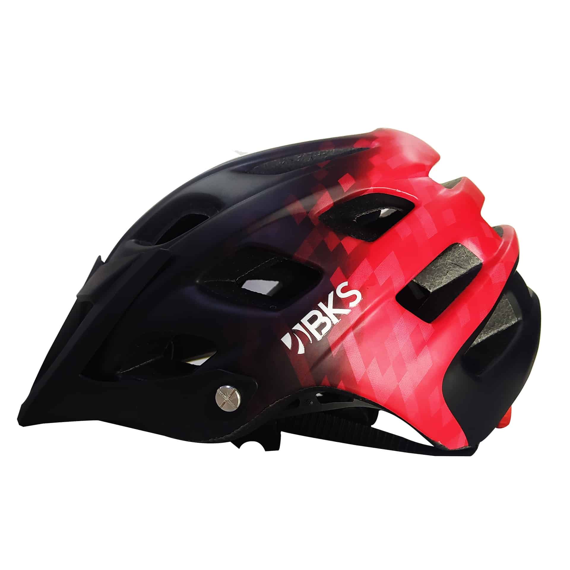 Casco BKS Negro-Rojo