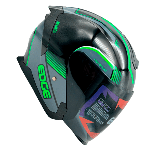 Casco Semi Integral Edge Bonnie Advance Brillante Doble Visor Ahumado