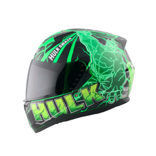 Casco Integral Edge Lexus Marvel Hulk Doble Visor Mate