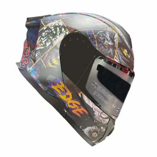 Casco Modular Edge Boston Joker Mate con Luz LED