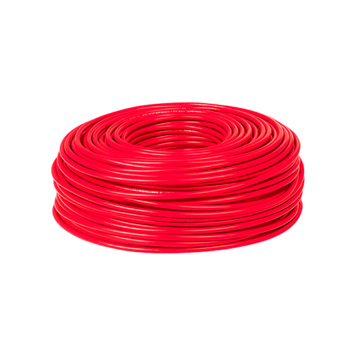 Rollo de Cable Cabel THHN THWN N° 14 PVC Nylon AWG CU 90 ºC 600V Rojo 100mts