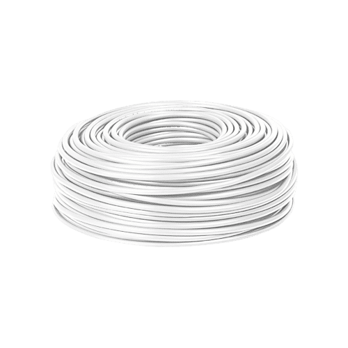 Rollo de Cable THHN THWN Cabel N° 10 PVC Nylon AWG CU 90 ºC 600V Blanco 100mts