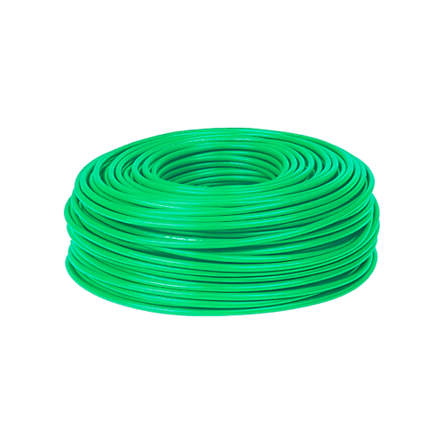 Rollo de Cable THHN THWN Cabel N° 10 PVC Nylon AWG CU 90 ºC 600V Verde 100mts