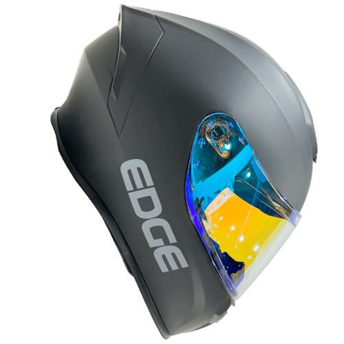 Casco Integral Edge Frankie Solido Visor Azul