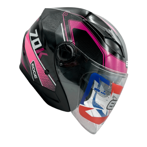 Casco Semi Integral Edge Jaguar 70K Doble Visor