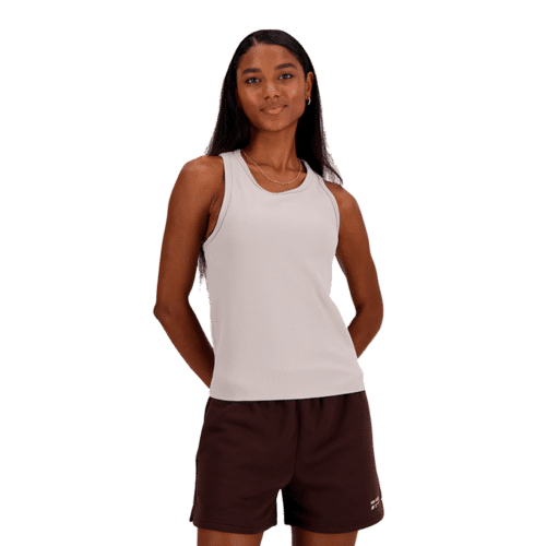 7615e351cdccae32d73845b6d83802bb Camiseta Sin Mangas Mujer New Balance Linear Heritage Rib Knit