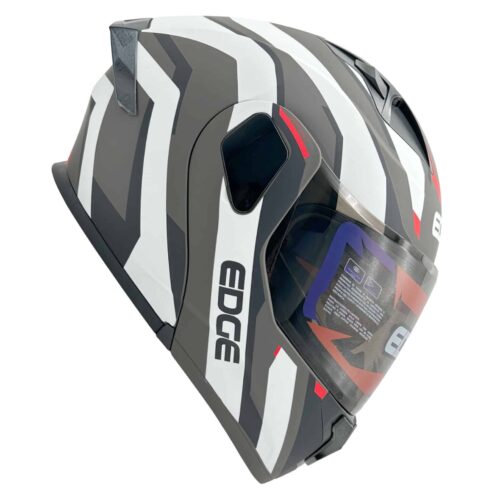 Casco Modular Edge Shezhen Zibra Visor Ahumado