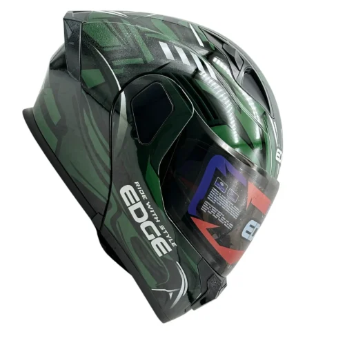 Casco Modular Edge Shenzhen Steelix Doble Visor Oscuro