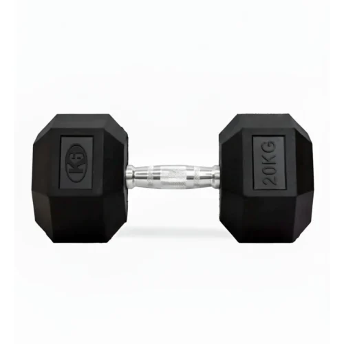 Mancuerna Pesa K6 Hexagonal Encauchetada 20kg