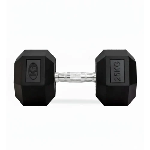 Mancuerna Pesa K6 Hexagonal Encauchetada 25kg