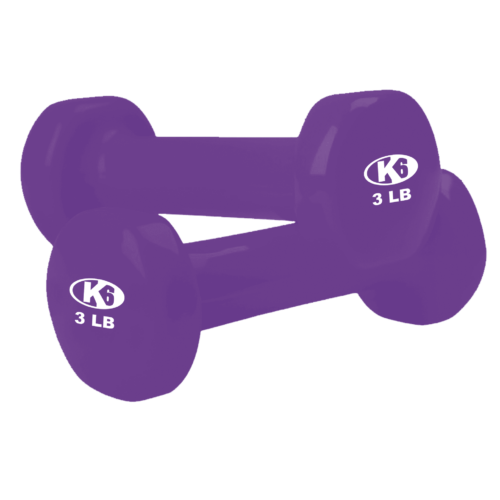 Mancuerna de Vinil K6 3Lb 2unds