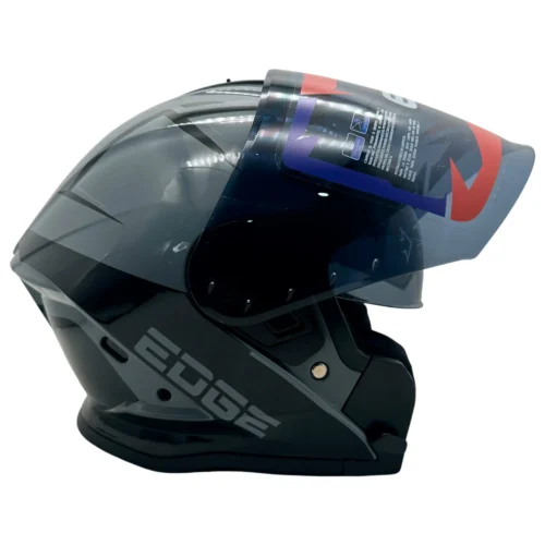 Casco Semi Integral Edge Phoenix Tron Doble Visor Ahumado