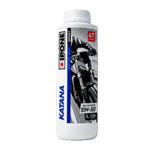 b04e593ce0ab2e0c6cd316275588df8e Aceite 10W50 Sintético para Moto con Ester Ipone Full Power Katana 1 Lt