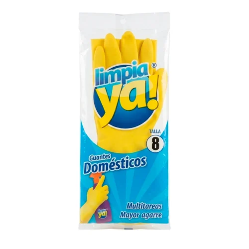 Guantes Amarillo de Látex Limpiaya de Mantenimiento