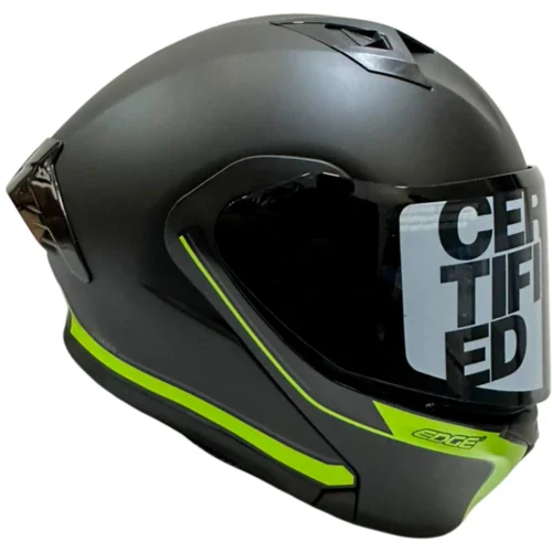 Casco Modular Edge Pulse Phanton Doble Visor Oscuro