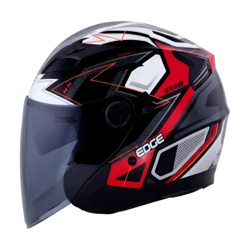 Casco Semi Integral Edge Jaguar ZR10 Doble Visor Oscuro
