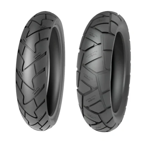 Caucho para Moto 110/80R19 TS-659A F 59H High Grip Dual Sport Dot Y ISO9001 + Caucho para Moto 150/70R10 High Grip sin Tripa